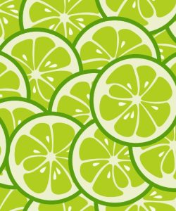 Green Lime Slices